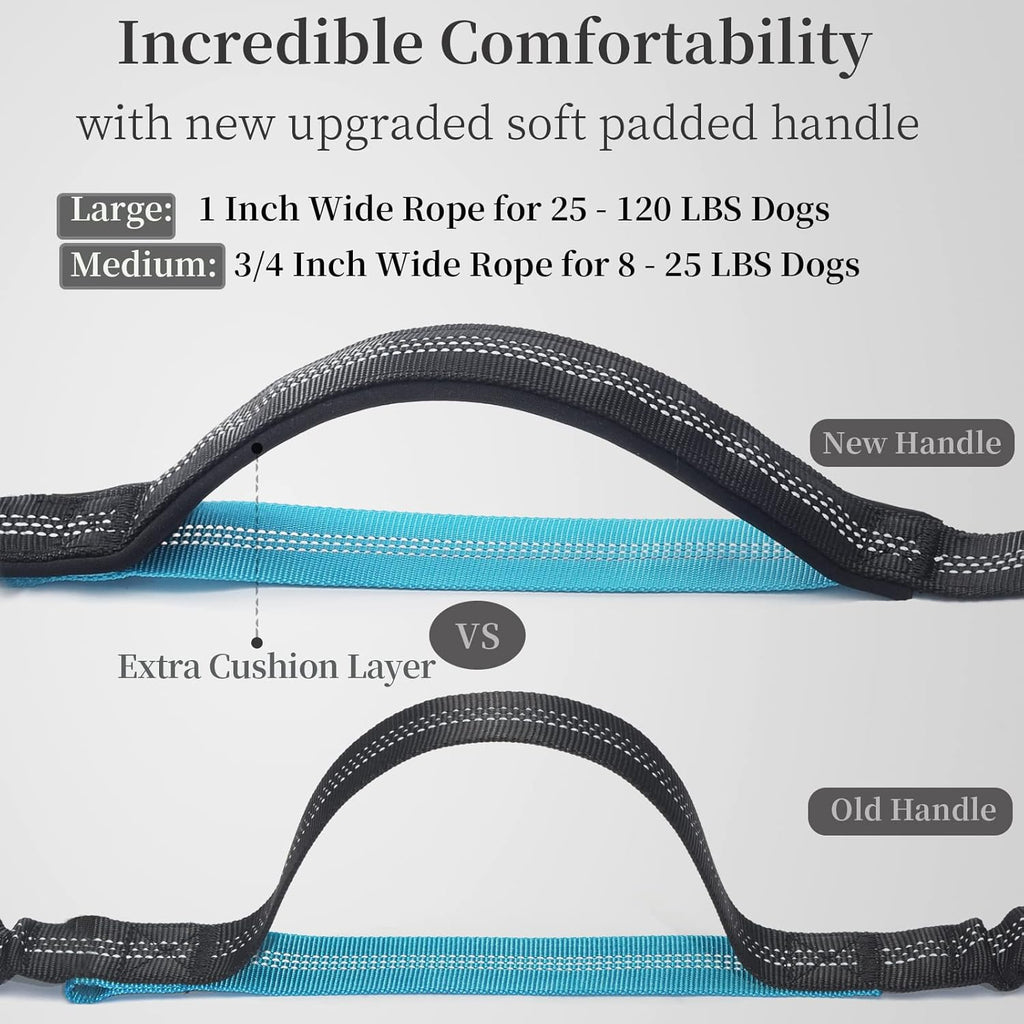 Run, Walk & Train Hands-Free – Double Shock Absorbers, Removable Pouch, 2 Handles (Waist + Traffic)