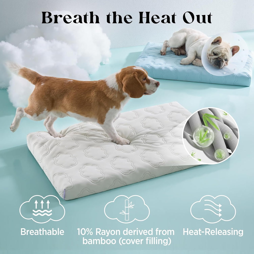 Premium Cooling Orthopedic Dog Mat | Washable Non-Slip Bed for Dogs & Cats