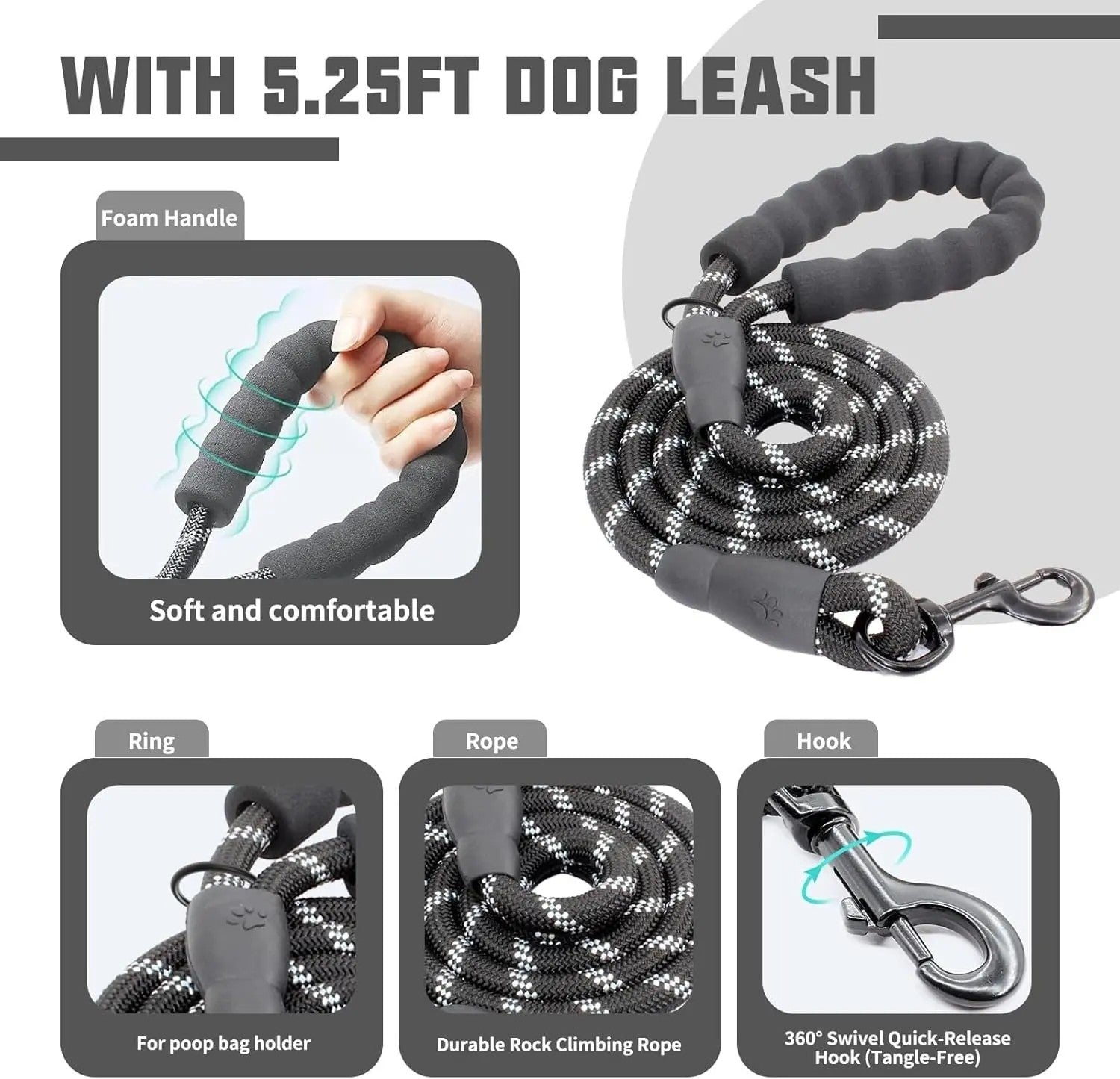Complete No-Pull Dog Harness & Leash Set – Comfort, Control, and Safety in One Bundle