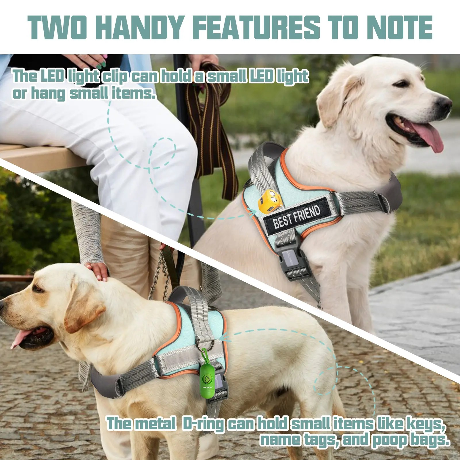 Complete No-Pull Dog Harness & Leash Set – Comfort, Control, and Safety in One Bundle