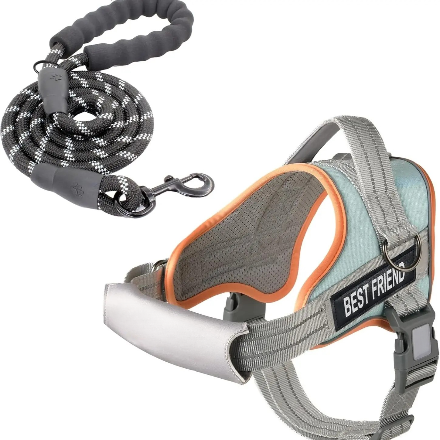 Complete No-Pull Dog Harness & Leash Set – Comfort, Control, and Safety in One Bundle