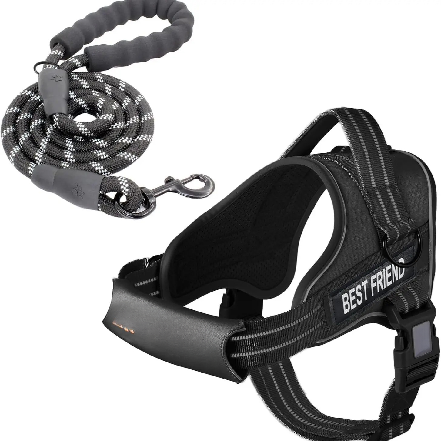 Complete No-Pull Dog Harness & Leash Set – Comfort, Control, and Safety in One Bundle