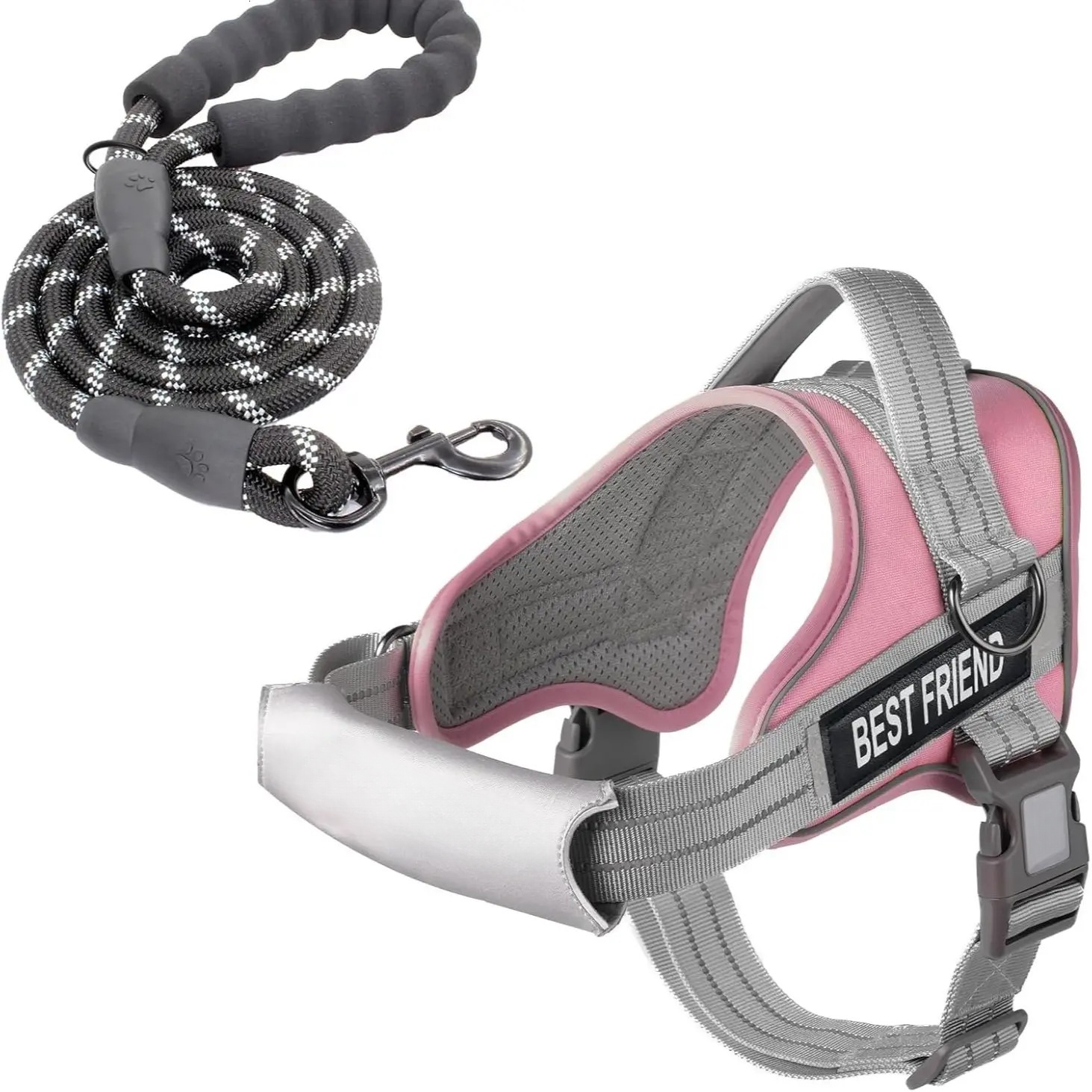 Complete No-Pull Dog Harness & Leash Set – Comfort, Control, and Safety in One Bundle