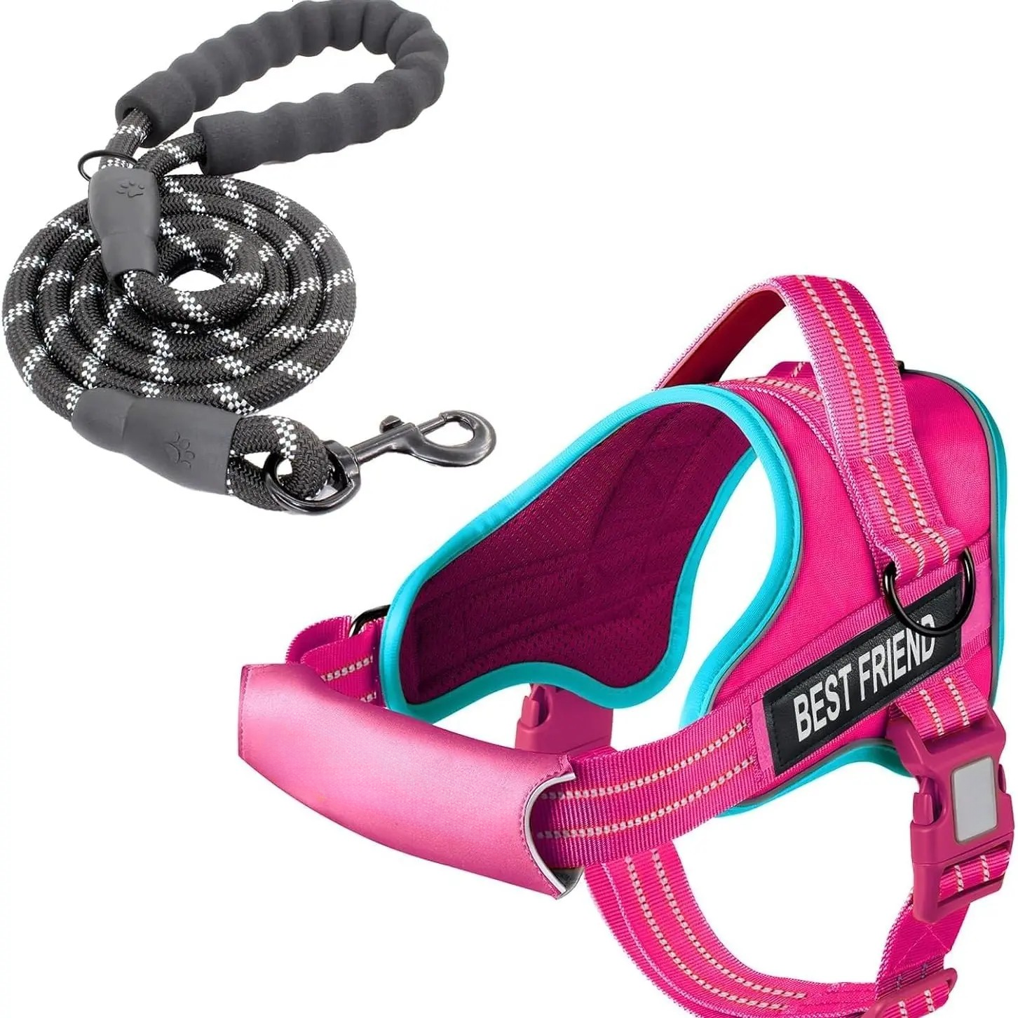 Complete No-Pull Dog Harness & Leash Set – Comfort, Control, and Safety in One Bundle