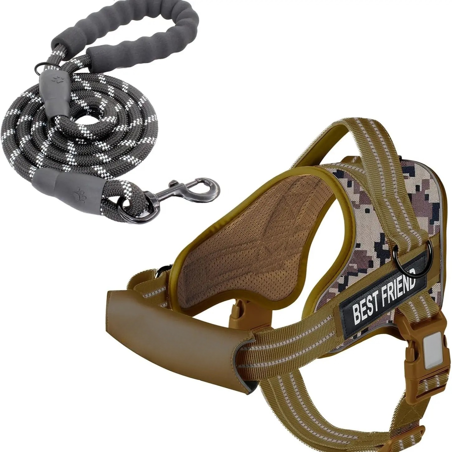 Complete No-Pull Dog Harness & Leash Set – Comfort, Control, and Safety in One Bundle